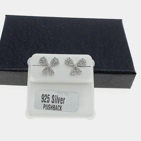 925 sterling silver luxury CZ earrings for women/girls, Best RJUS2141 - Picture 9 of 11